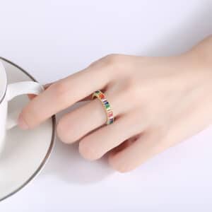 טבעת בגטים צבעונית